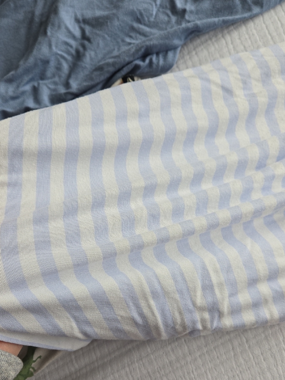 Kyte Baby Toddler Pillowcase in Mist Stripe (small)